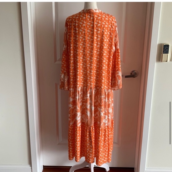 EUC Floral Bohemian Maxi Dress - Picture 5 of 6